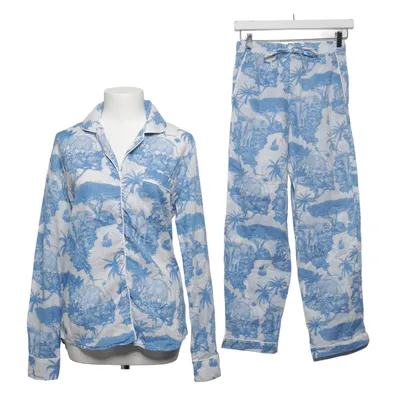 Pyjama (Blauw, Wit) van Desmond & Dempsey Katoen