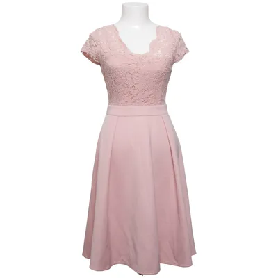 Cocktailjurk (Roze) van Miusol Elastaan, Polyamide, Polyester