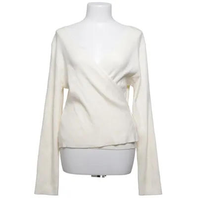 Cardigan cache-cœur (Blanc) de Gina Tricot Polyamide, Polyester, Viscose