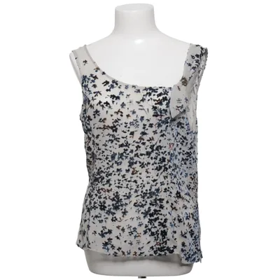Top (Beige, Blau, Mehrfarbig) von Giorgio Armani Seide, Viskose