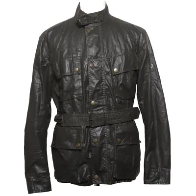 Oljerock (Grön) från Belstaff Bomull, Polyuretan