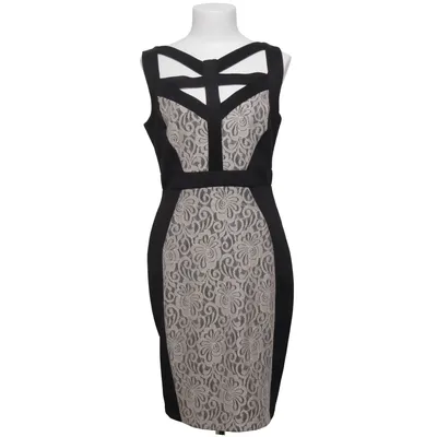 Dress (Black, Beige) from Jax Elastane, Polyester