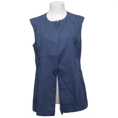 Outer vest (Blue) from Luisa Spagnoli