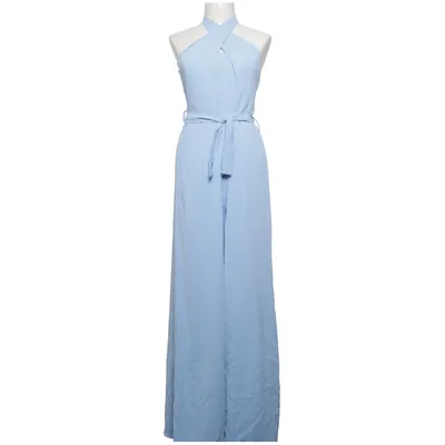 Wrap pants (Blue) from Allyson Polyester