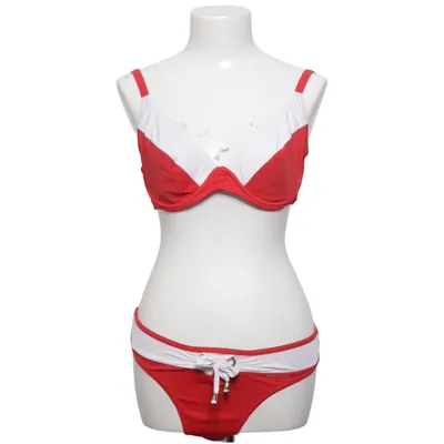 Bikini (Red, White) from Pierre L'amour Elastane, Polyamide