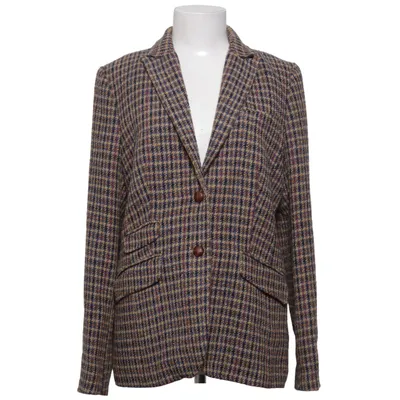 Blazer (Deauville Checked Blazer) fra Morris Lady Akryl, Polyester, Viscose, Uld