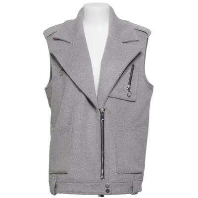 Bikervest (Grå) fra Reserved Polyester, Uld