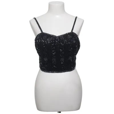 Crop top (Zwart) van Motivi Polyester