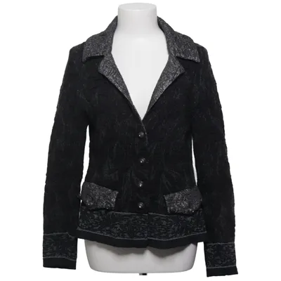Blazer (Gris, Noir) de Eva & Claudi Acrylique, Polyamide, Laine