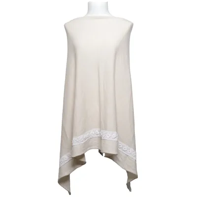 Poncho (Beige) von H Collection Kaschmir