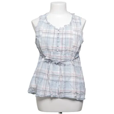 Blouse (Blue, White, Multicolored) from Mingel Cotton