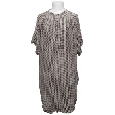 Robe (Beige, Noir) de Whiite Soie