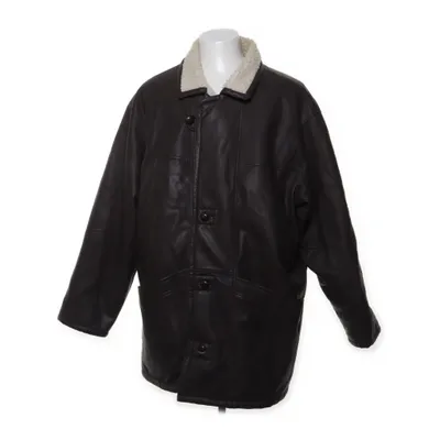 Veste en peau de mouton retournée (Marron, Beige) de Smooth Polyester
