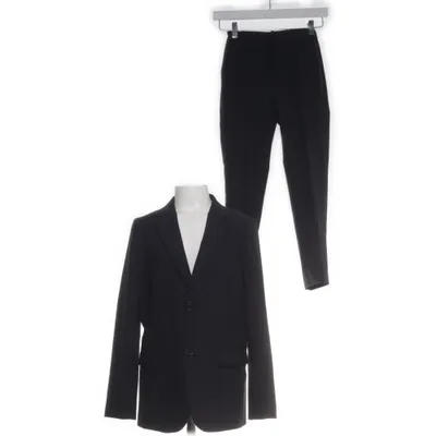 Kostym (Blå) från Zara Elastan, Polyester, Ull