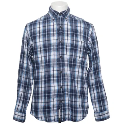 Flanellen overhemd (Blauw, Wit) van Lands' End Katoen