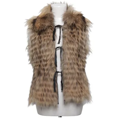 Fur vest (Brown, Black) from Levinsky