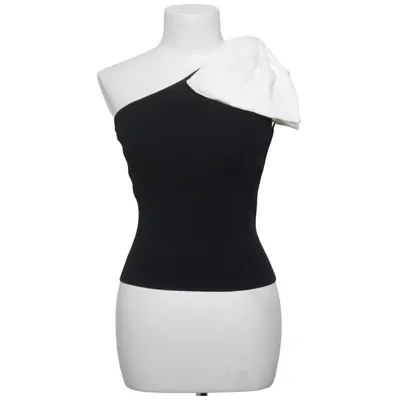 Haut (Noir, Blanc) de Zara Polyamide, Viscose
