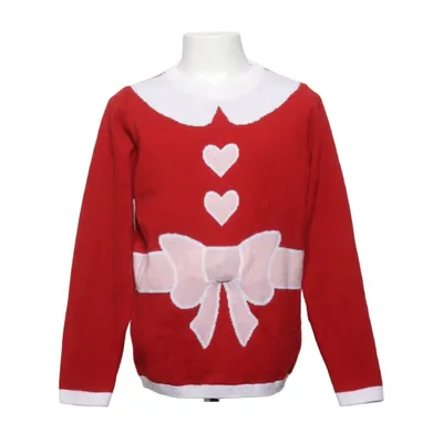 Pull-over (Rouge, Blanc, Rose) de Kuniboo Acrylique