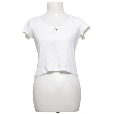 Henley shirt (White) from Brandy Melville Cotton
