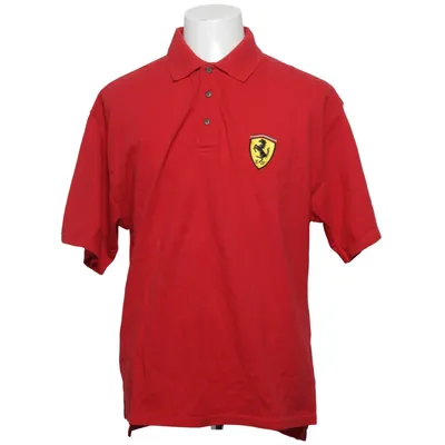 Polotrøje (Rød) fra Ferrari Bomuld