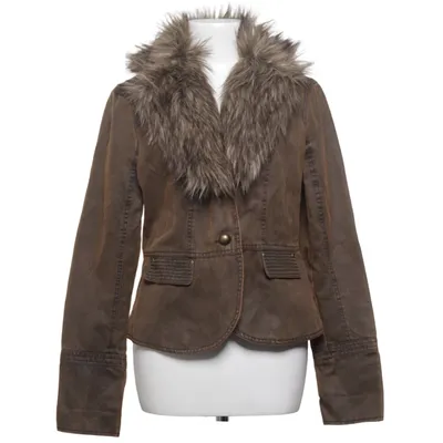 Veste en peau de mouton retournée (Marron) de Street One Acrylique, Coton, Polyester