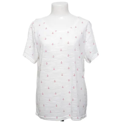 T-shirt (Blanc, Rouge) de Beach Time Lin, Polyester