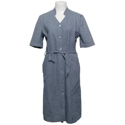 Shirt dress (Blue, White) from Ted Nicol Cotton