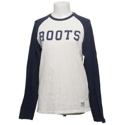 Baseball T-shirt (Blue, White) from Roots Cotton, Viscose