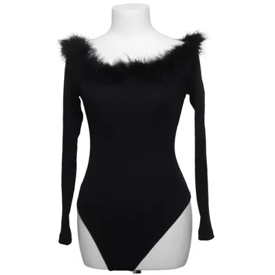 Body (Miranda Feather Bodysuit) fra OW Intimates Bomuld, Elastan, Kunstpels