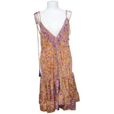 Jurk (Geel, Lila, Meerkleurig) van S.N.Moda Zijde, Viscose