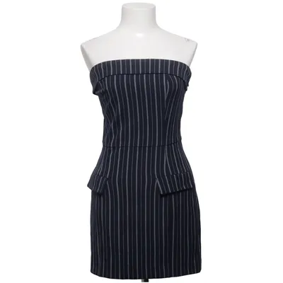 Jurk (Blauw, Wit) van NA-KD Elastaan, Polyester, Viscose