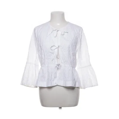 Blouse (White) from Zara Cotton