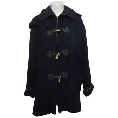 Duffle coat (Blue) from Admont Alpaca wool, Viscose