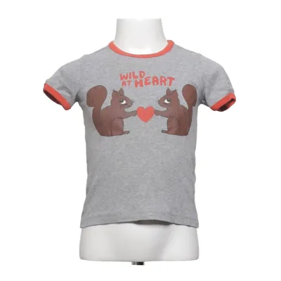 T-shirt (Gray, Red) from Mini Rodini Cotton