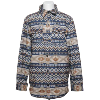 Skjortejakke (Blå, Beige, Brun) fra Saga Outerwear Polyester, Polyurethan