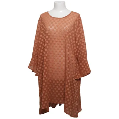 Blouse (Bruin) van Zhenzi Polyester, Viscose