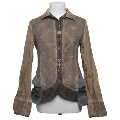 Blus (Beige, Grå, Brun) från Elisa Cavaletti Bomull, Elastan
