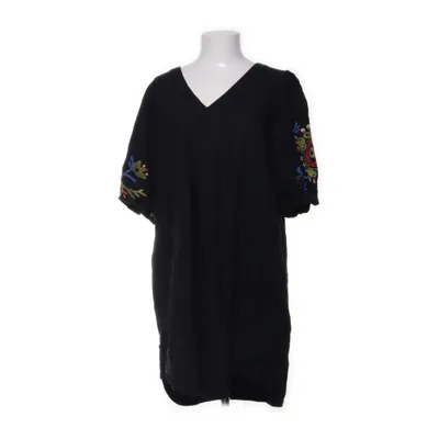 Kjole (Sort, Flerfarvet) fra Halston Linned, Viscose