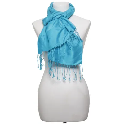 Écharpe (Bleu) de Pashmina Soie
