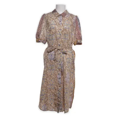 Blousejurk (Beige, Meerkleurig) van Object Gerecycled polyester