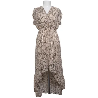 Maxi dress (Beige, Black, Gold) from Papillonne Elastane, Polyester