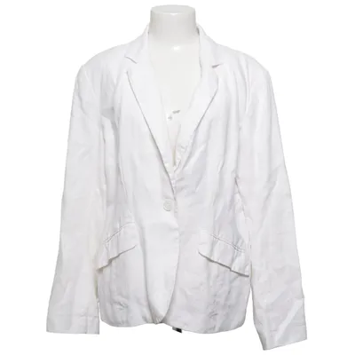 Blazer (Wit) van Flash Woman City Acetaat, Linnen, Polyester