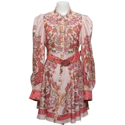 Shirt dress (Beige, Pink, Multicolored) from F&P Polyester