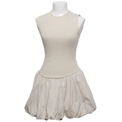 Jurk (Beige) van Zara Katoen, Polyester
