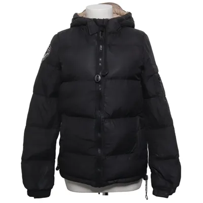 Dunjacka (Svart, Beige) från D. Brand Dun, Fjädrar, Polyamid