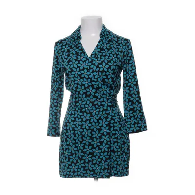 Omlottklänning (Blå, Svart, Flerfärgad) från Diane von Furstenberg Bomull, Silke