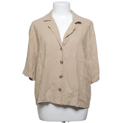 Kortærmet skjorte (Beige) fra River Island Linned, Viscose
