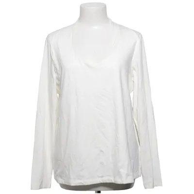 Langærmet t-shirt (Hvid) fra Uta Raasch Elastan, Viscose