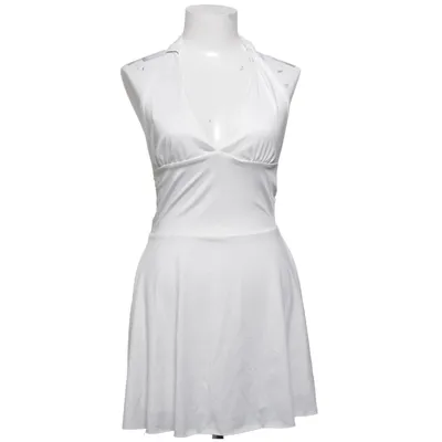 Halternek jurk (Wit) Elastaan, Polyester