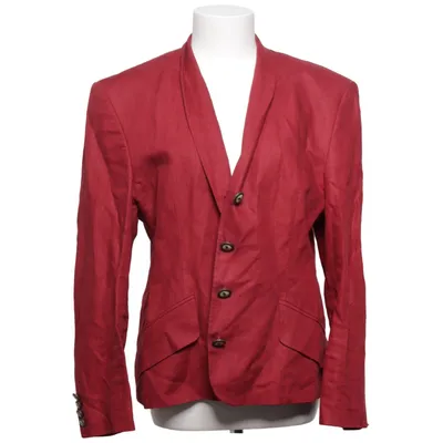Blazer (Red) from Pauw Linen, Viscose